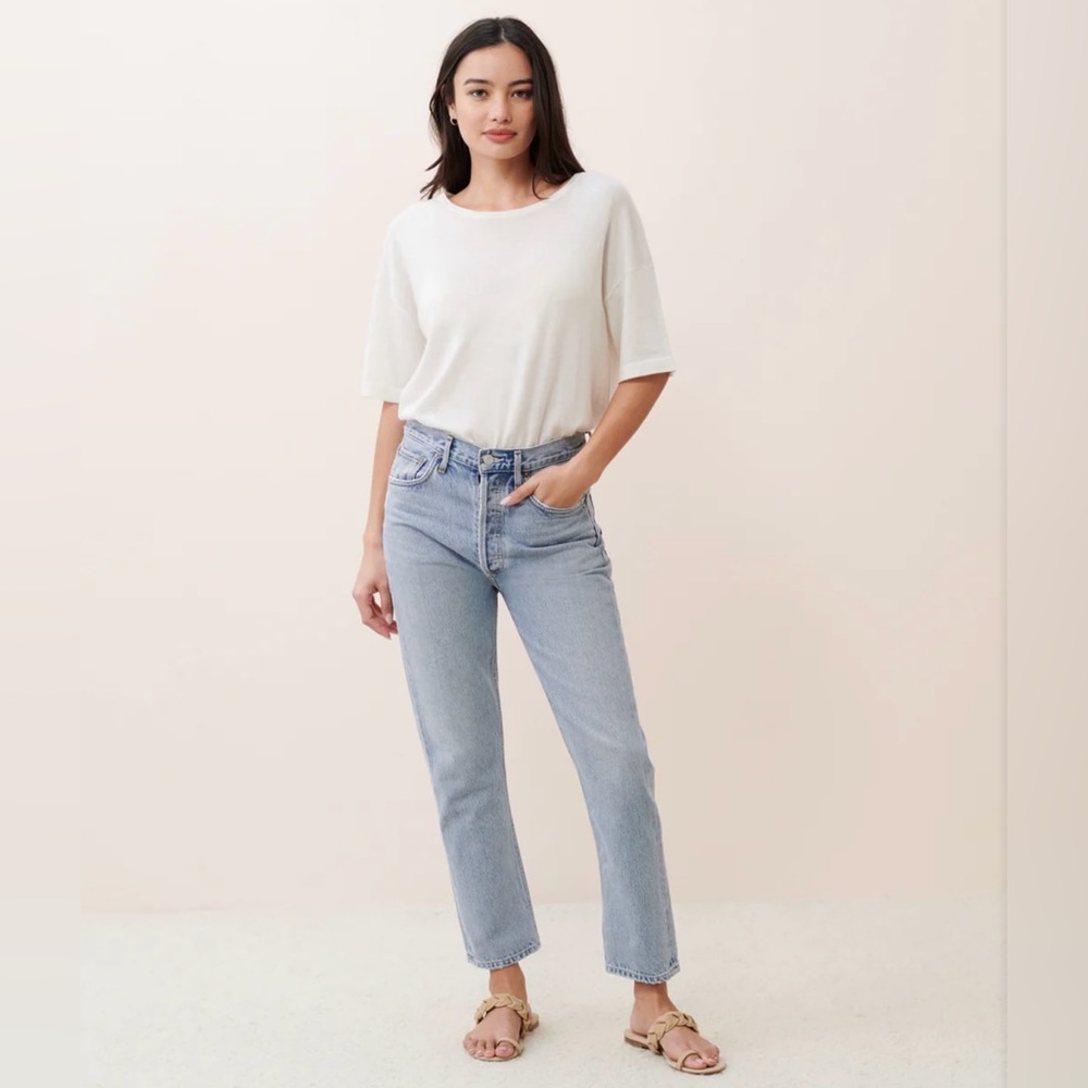 AGOLDE | Riley Crop Jean in Color Dimension, Size 26 & 27
